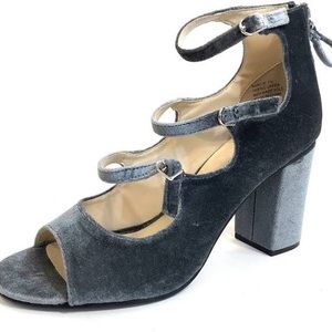 Zigi Soho Ice Blue Velvet Heels